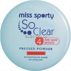Miss Sporty  Puder antybakteryjny w kamieniu So Clear 11 g