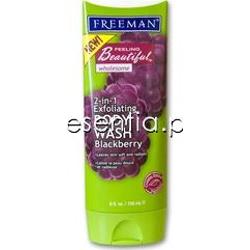 Freeman Feeling Beautiful Peelingujący krem pod prysznic 2 w 1 z borówką 150 ml