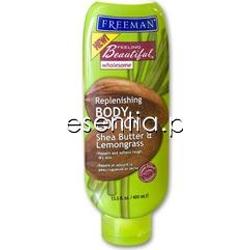 Freeman Feeling Beautiful Nawilżająca emulsja do ciała z masłem Shea i trawą cytrynową 400 ml