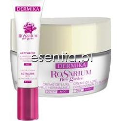 Dermika Rosarium New Garden Creme de Luxe do cery mieszanej i normalnej na dzień i na noc + Aktywator z alfamolekułami na noc 50 ml + 15 ml