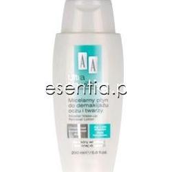AA Cosmetics Ultra Nawilżanie 20+ Micelarny płyn do demakijażu oczu i twarzy 200 ml