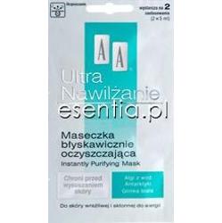 AA Cosmetics Ultra Nawilżanie 20+ Maseczka błyskawicznie oczyszczająca 2 x 5 ml