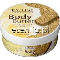 Eveline Body Butter Masło do ciała z olejkiem sezamowym i witaminą E 200 ml