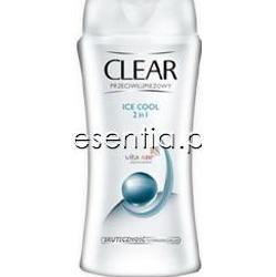 Clear  Szampon przeciwłupieżowy Ice Cool 2 w 1 do włosów normalnych 