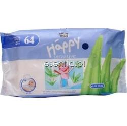 Bella Baby Happy Chusteczki nasączane Sensitive z aloesem op. / 64 szt.