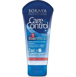 Soraya  Care & Control Żel 2 w 1 z peelingiem 180 ml