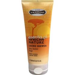 Aldo Vandini African Nature Kremowy żel pod prysznic Masło Shea i Figi 200 ml
