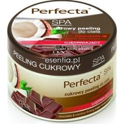 Perfecta SPA Cukrowy peeling do ciała ujędrniający, czekolada i kokos 225 ml