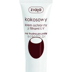 Ziaja kokosowa Kokosowy krem ochronny z filtrami UV na trudną pogodę 50 ml