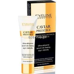 Eveline Caviar Prestige 45+ Ultra- aktywne serum do twarzy, szyi i dekoltu 30 ml