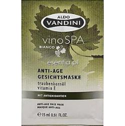 Aldo Vandini Vino SPA Bianco Maseczka do twarzy 15 ml