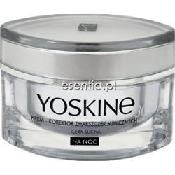 Yoskine Yoskine 30+ Krem - Korektor zmarszczek mimicznych na noc - do cery suchej 