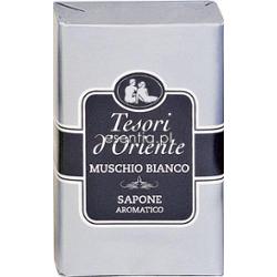 Tesori d'Oriente Muschio Bianco Mydło w kostce Białe Piżmo 150 g