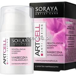 Soraya Artist Care ARTCELL Rewitalizacja komórek skóry 30+ Maseczka wygładzająca mikrodermabrazja z efektem naprawczym 50 ml