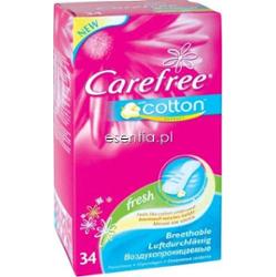 Carefree  Cotton Fresh - Przewiewne wkładki higieniczne 
