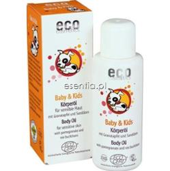 Eco Cosmetics Baby & Kids Olejek do ciała dla dzieci i niemowląt z owocem granatu i rokitnikiem 100 ml