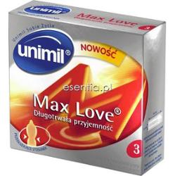 Unimil  Prezerwatywy Max Love op. / 3 szt.