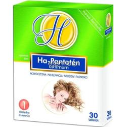 Ha-Pantoten  Ha-Pantoten Optimum Suplement diety wzmacniający włosy i paznokcie 