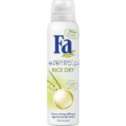 FA Rice Dry Dezodorant antyperspiracyjny w sprayu Ryż 150 ml