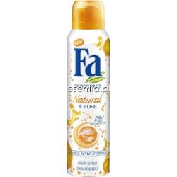 FA Natural & Pure Light Citrus Dezodorant w sprayu 150 ml
