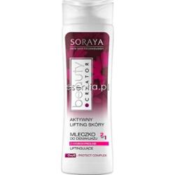 Soraya Beauty Creator Aktywny Lifting Skóry 40+ Liftingujące mleczko do demakijażu z Hydroxyproline 2 w 1  200 ml