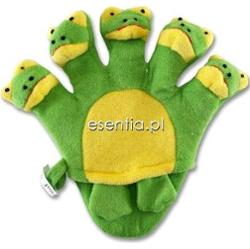 Donegal akcesoria do kąpieli Dziecięca rękawica kąpielowa żabki [6002/4]
