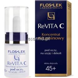 Flos-Lek ReVITA C 45+ Koncentrat witaminowy pod oczy, na szyję  i dekolt 