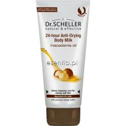 Dr.Scheller  24h Mleczko do ciała zapobiegające wysychaniu skóry z olejkiem z pestek orzechów macadamia 200 ml