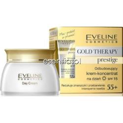 Eveline Gold Therapy Prestige 55+ Odbudowujący krem - koncentrat na dzień SPF 15 