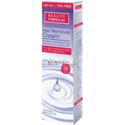 Beauty Formulas  Krem do depilacji róża i aloes 100 ml