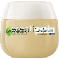 Garnier Essentials Anti-Age 40+ Przeciwzmarszczkowy krem wygładzający na noc 50 ml