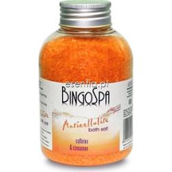 BingoSpa SPA&Beauty Antycellulitowa sól do kąpieli z kofeiną i cynamonem 600 g