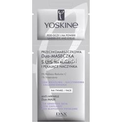 Yoskine Yoskine 40+ Przeciwzmarszczkowa duo-maseczka S.O.S. na rumień i pękające naczynka 8 ml + 2 ml