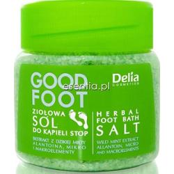 Delia Good Foot Ziołowa sól do kąpieli stóp 570 g