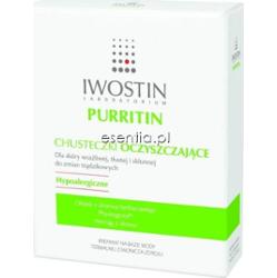 Iwostin Purritin Chusteczki oczyszczające op. / 14 szt.