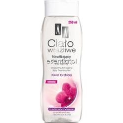 AA Cosmetics Ciało Wrażliwe Nawilżający żel do mycia ciała anti-ageing Kwiat Orchidei 250 ml