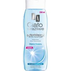AA Cosmetics Ciało Wrażliwe Nawilżający żel do mycia ciała Głębia Oceanu 250 ml