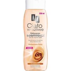 AA Cosmetics Ciało Wrażliwe Odżywczo - wygładzający żel do mycia ciała Herbaciana Róża 250 ml