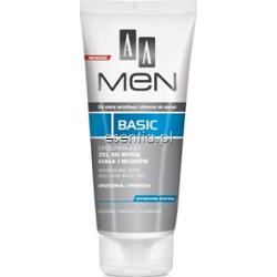 AA Men Basic Żel do mycia ciała i włosów 200 ml
