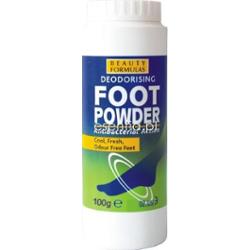 Beauty Formulas pielęgnacja stóp Puder do stóp antybakteryjny 100 g