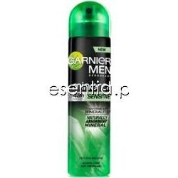 Garnier Deodorant Men Dezodorant w sprayu dla skóry wrażliwej Sensitive  150 ml