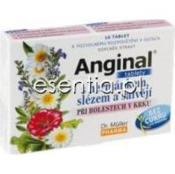 Dr.Muller Pharma Angilor Pastylki z babką,  macierzanką i witaminą C 12 szt.