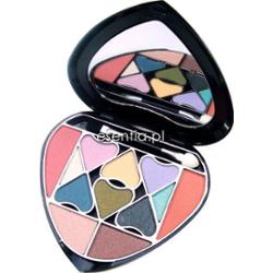Ruby Rose Deluxe Make Up Kit Paletka do makijażu Serduszka HB-739