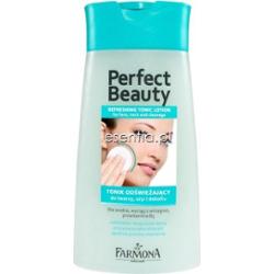 Farmona Perfect Beauty demakijaż Tonik odświeżający do twarzy, szyi i dekoltu 200 ml