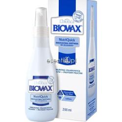 L'Biotica BIOVAX Dwufazowa odżywka do włosów osłabionych (Latte) Quick 150 ml