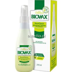 L'Biotica BIOVAX Dwufazowa odżywka bez spłukiwania do włosów przetłuszczających się (Quick) 150 ml