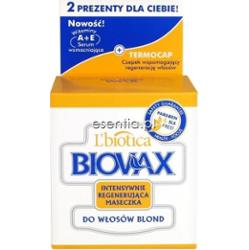 L'Biotica BIOVAX Intensywnie regenerująca maseczka do włosów blond 250 ml