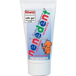 Nenedent  Nenedent bez fluoru - pasta do mycia zębów dla dzieci  50 ml