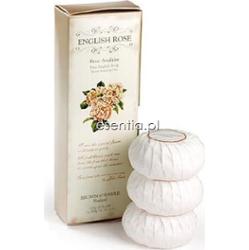Brown & Harris English Rose Luksusowy zestaw mydeł 3 x 100 g