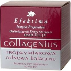 Efektima Collagenius 35+ Ekspresowy krem regenerujący na noc plus 50 ml